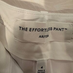 Aritzia White effortless pant